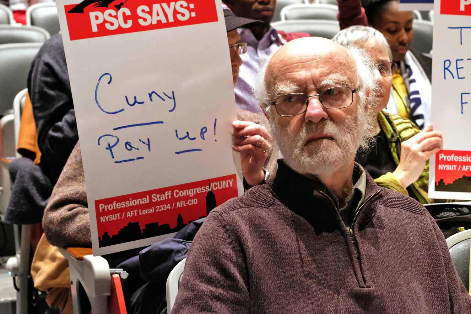 CUNY Faculty Members Who Belong To TRS Demand Pension Pay Update 