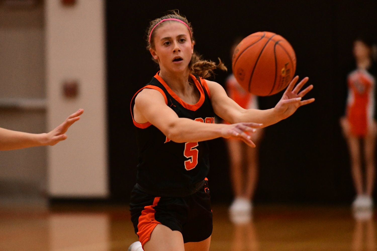 Action from Tuesday's girls basketball game between Kirksville and Macon.