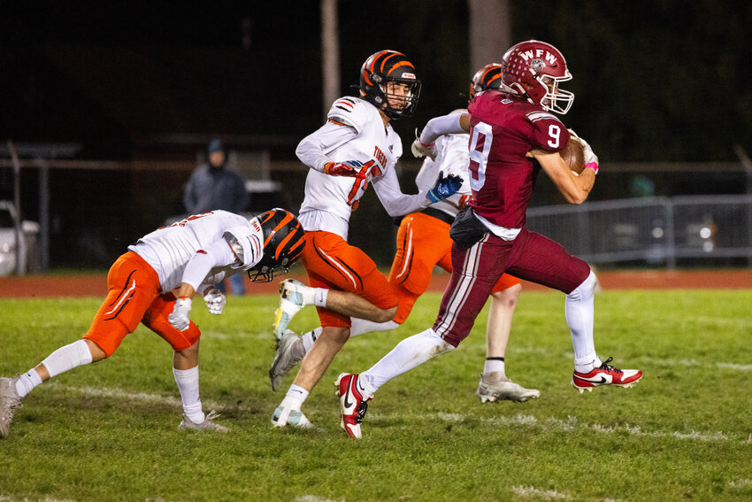 Scenes from a Swamp Cup football game between the Centralia Tigers and W.F. West Bearcats in Chehalis on Friday, Oct. 27.