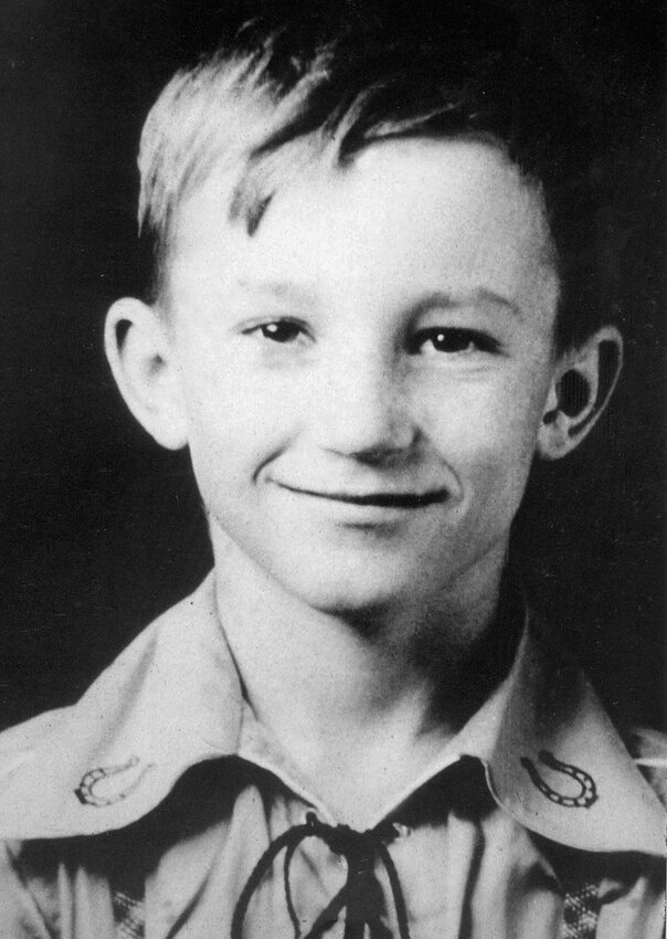 Warren Robertson guesses he was about 9 or 10 years old in this photograph taken in about 1939 or 1940. Robertson grew up in Archer City, Texas, long before he reached success in the form of a career as an acting coach.