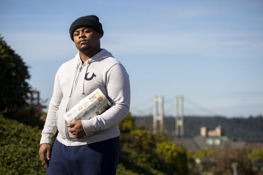 Sedrick Altheimer, 24, was delivering newspapers on his route in the West End of Tacoma, Washington, late at night in January 2021, when a white SUV started following his car in an intimidating manner. Later, he found out that the driver of the car was Pierce County Sheriff Ed Troyer, who did not identify himself and was not in a police car. After a verbal confrontation, Troyer called in more than 40 cops to the scene. &quot;Nobody's ever messed with me like he did,&quot; said Altheimer, who has delivered newspapers in the area for several years. &quot;He kept following me. Antagonizing me.&quot; (Bettina Hansen/Seattle Times/TNS)