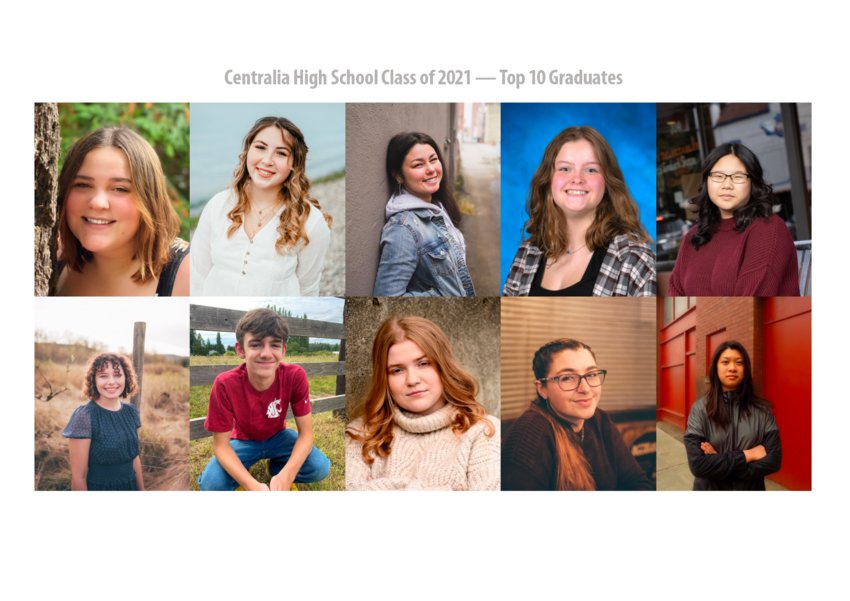 Centralia High School &mdash; Top 10 Graduates