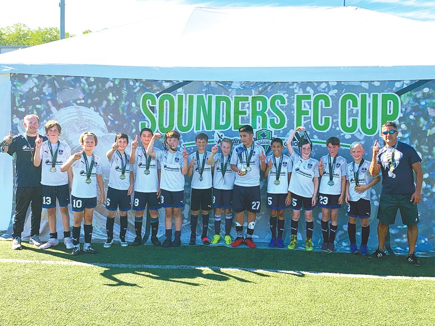 TC United 2009, or the Thurston County United soccer club team for those born in 2009, took home the top prize in its division for the Sounders FC Cup in Tukwila, which was held July 16-18.