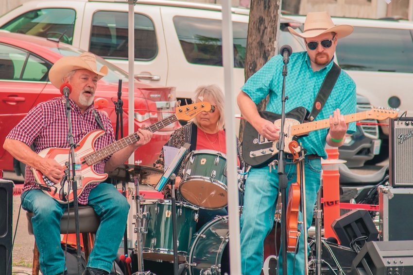 FILE PHOTO &mdash; Chris Guenther and his band play during Chehalis Fest in 2021.