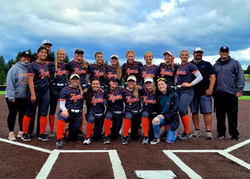 Battle Ground softball players ended a shortened, 16-game season without a single defeat. The coaching staff includes Jeremy Barr, Baron Beckner, Alex Bucknor and Jason Otto.