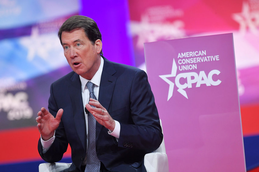 U.S. Ambassador to Japan Bill Hagerty speaks during the annual Conservative Political Action Conference (CPAC) in National Harbor, Maryland, on March 1, 2019. (Mandel Ngan/AFP/Getty Images/TNS)
