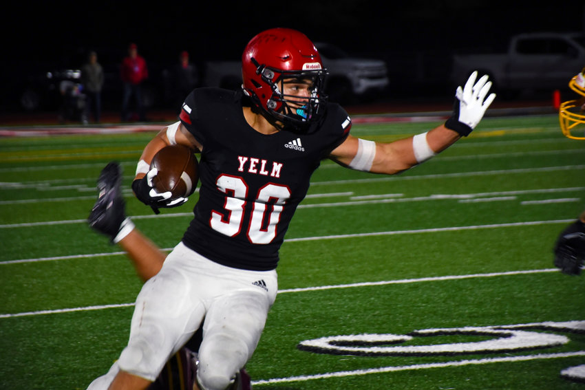 William Carreto gains yardage for the Tornados at the Oct. 1 Homecoming game.