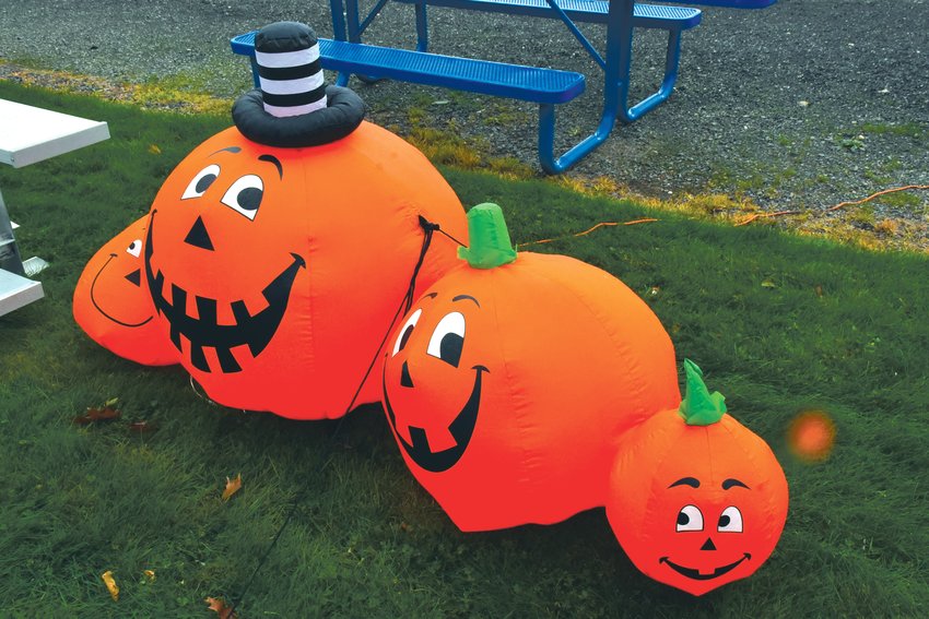Pumpkin are pictured at Rainier's Holiday Park on Monday, Oct. 25.