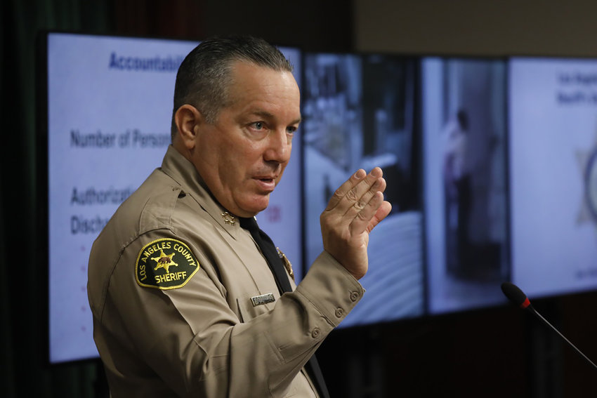 Los Angeles County Sheriff Alex Villanueva, seen here on Sept. 22, 2021, has been ordered to testify on what he knows about his deputies sharing photos of the Kobe Bryant crash site. (Al Seib/Los Angeles Times/TNS).