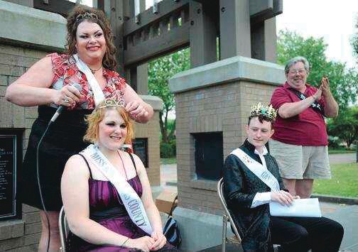 Rikkey Outumuro, pictured at top left in this 2009 Chronicle file photo, was the first Miss Gay Lewis County.