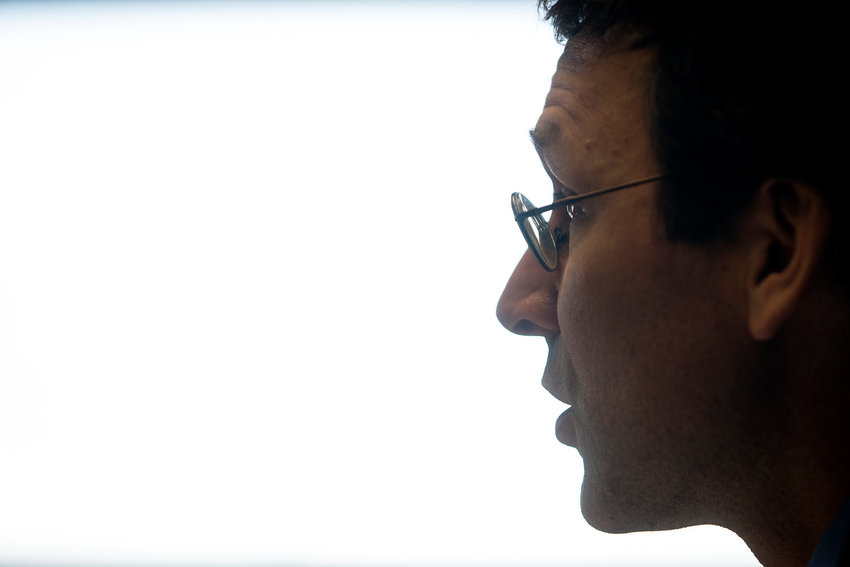 Washington State Attorney General Bob Ferguson talks with The Chronicle's Editorial Board in March 2015.