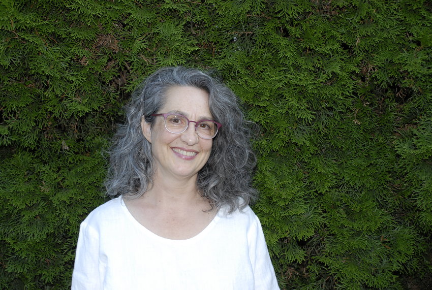 Ann Stinson, pictured here, has written her literary memoir, &ldquo;The Ground at My Feet: Sustaining a Family and a Forest,&rdquo;
