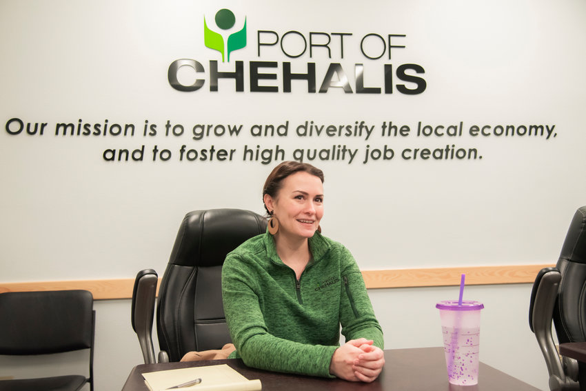 FILE PHOTO &mdash;&nbsp;Lindsey Senter, chief executive officer for the Port of Chehalis