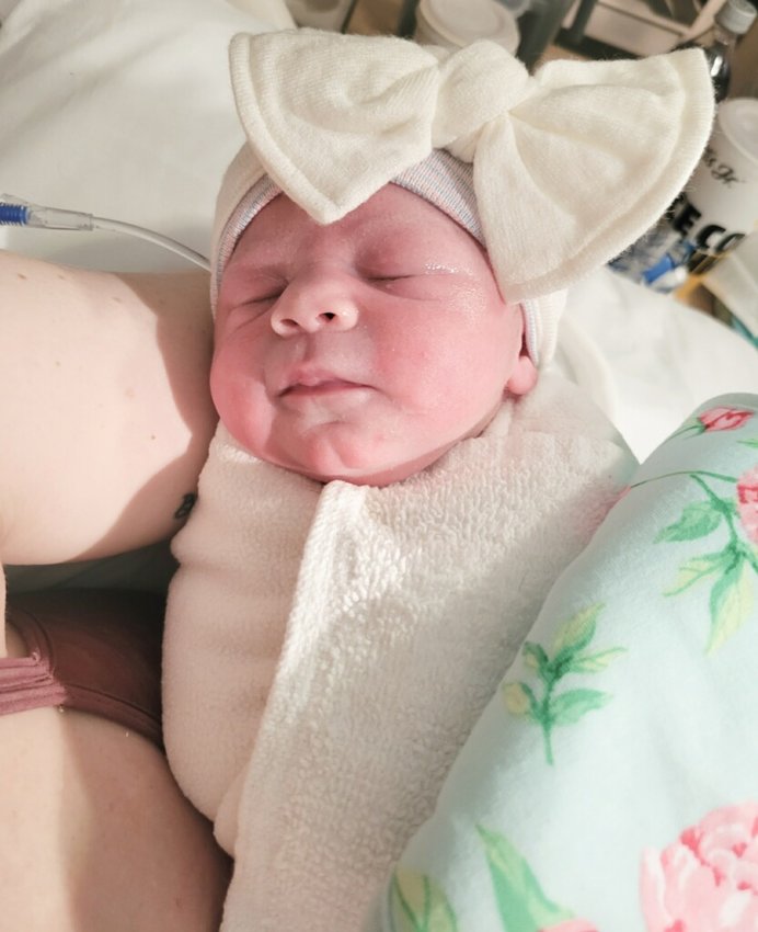 Thurston County's first baby of the year is a girl