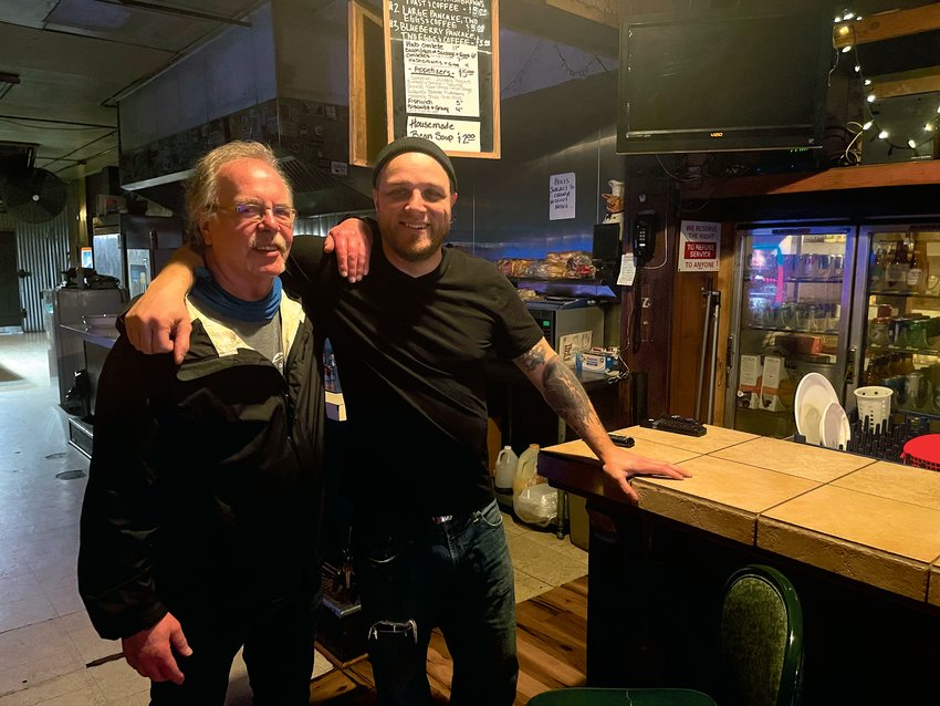 The Hub Bar &amp; Grill owner James Francis, at left, is selling the establishment to longtime bartender Tim Filer, of McFiler&rsquo;s Restaurant in Chehalis. Due to planned renovation work, The Hub will be closed for at least eight months.