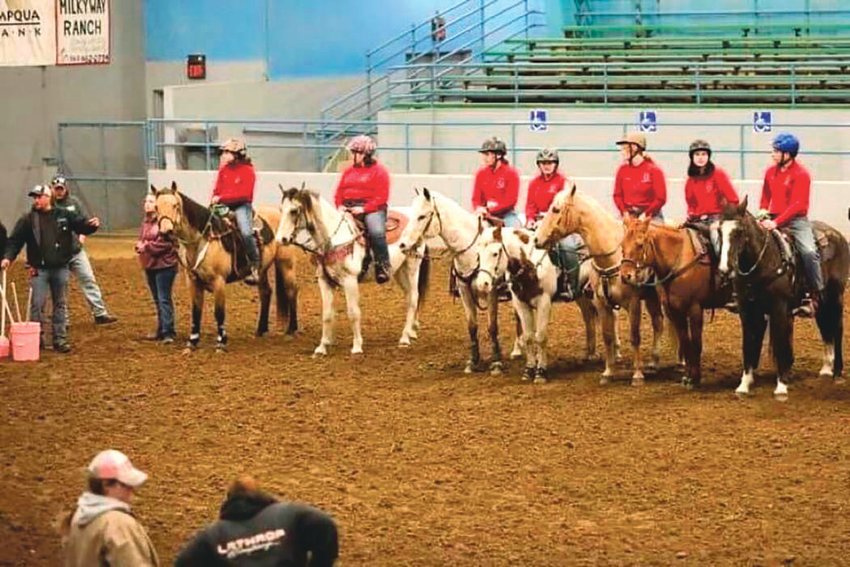 The Yelm equestrian team is pictured.
