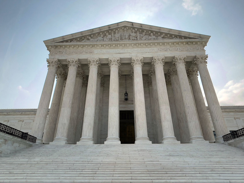 The U.S. Supreme Court building as seen in July 2021 in Washington, D.C. (Daniel Slim/AFP/Getty Images/TNS)