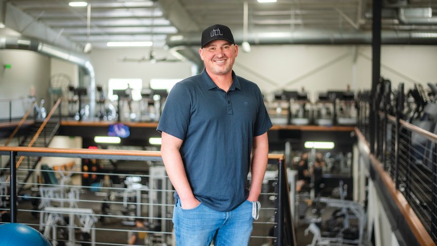 Matt Noren, owner of Thorbeckes, smiles for a photo Friday at the Chehalis gym location.