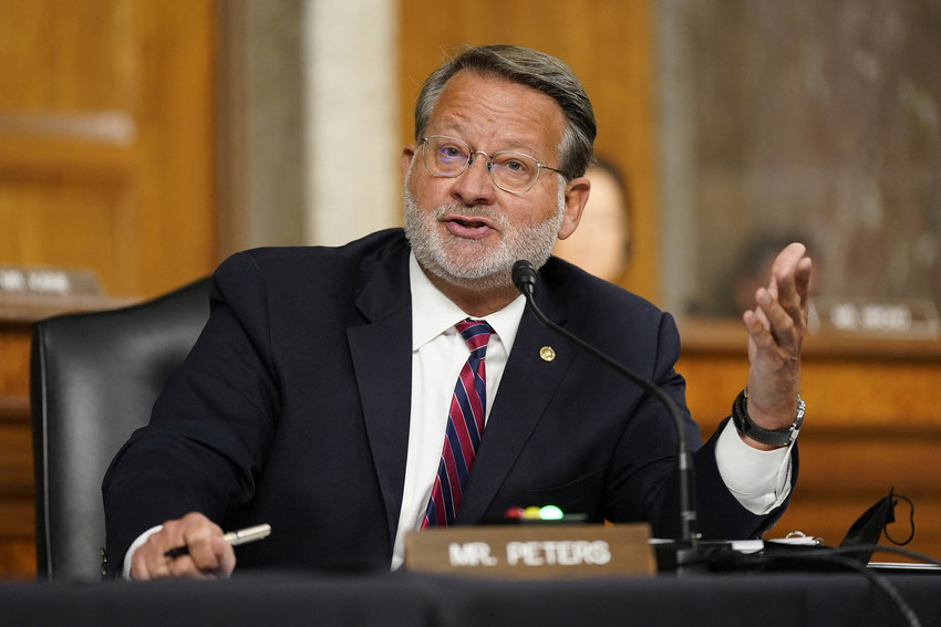 Sen. Gary Peters, D-Mich., said the government doesn't have the information it needs to deter ransomware attacks and hold the perpetrators accountable. (Patrick Semansky/Pool/Abaca Press/TNS)