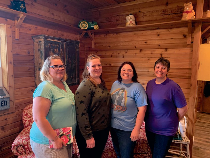 The organizers of the Rochester Market and Demo Faire are, from left to right, Jennifer Spiegelberg, Rachael Heinrich, Shelby Barkoff and Jennifer Winter.