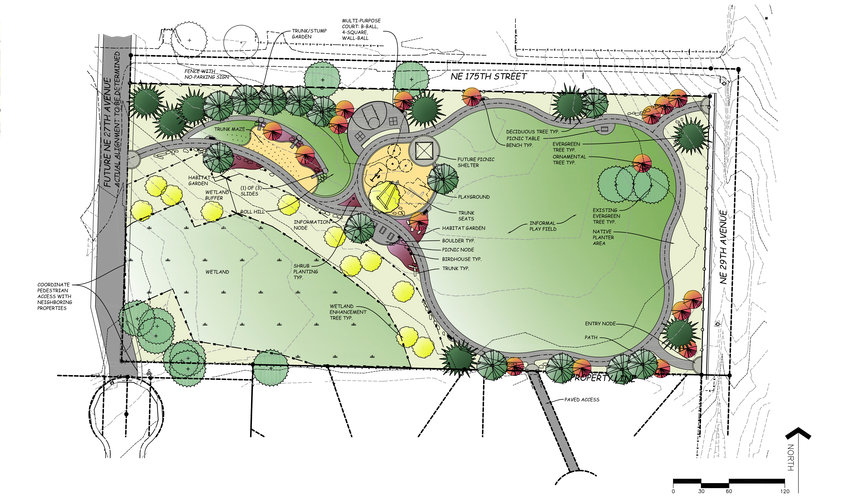 A design for the Kozy Kamp Neighborhood Park.