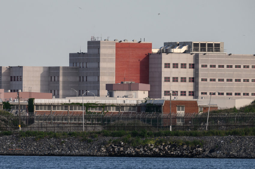 A general view shows the Rikers Island facility on June 6, 2022. (Ed Jones/AFP via Getty Images/TNS)