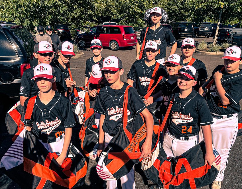 Players with the Battle Ground Little League All-Stars team are ready for a new season.