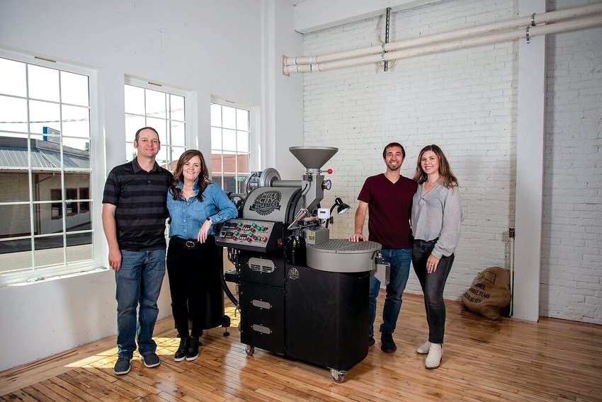 Jason and Shawna Boettner and Kyle and Sarah Askin are the team behind Mint City Coffee Roasting Company, which will be located in downtown Chehalis.