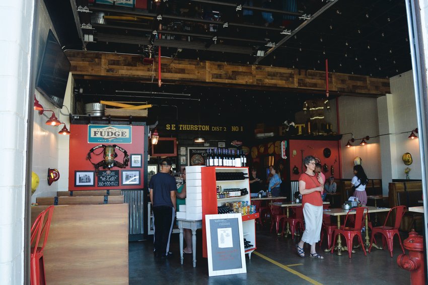 Masonry Cafe recently expanded its footprint and opened a dine-in area on Yelm Avenue.