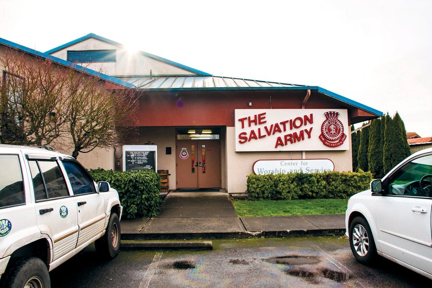 The Salvation Army, pictured in this Chronicle file photo, is located at 303 N. Gold St. in Centralia and can be reached at 360-736-4339. The organization encourages those interested in assisting to contact it on Facebook.