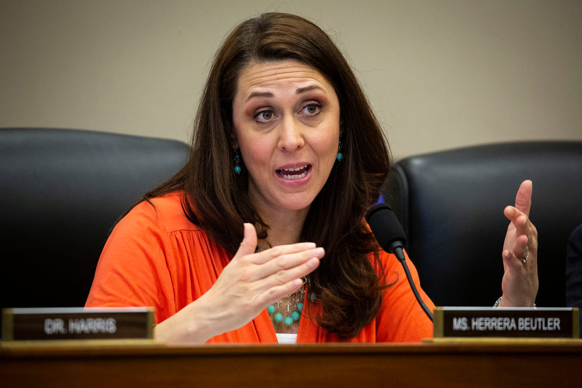 Rep. Jaime Herrera Beutler (R-WA) during a House Appropriations Committee hearing on Capitol Hill in Washington, D.C., on April 3, 2019. (Al Drago/Getty Images/TNS)