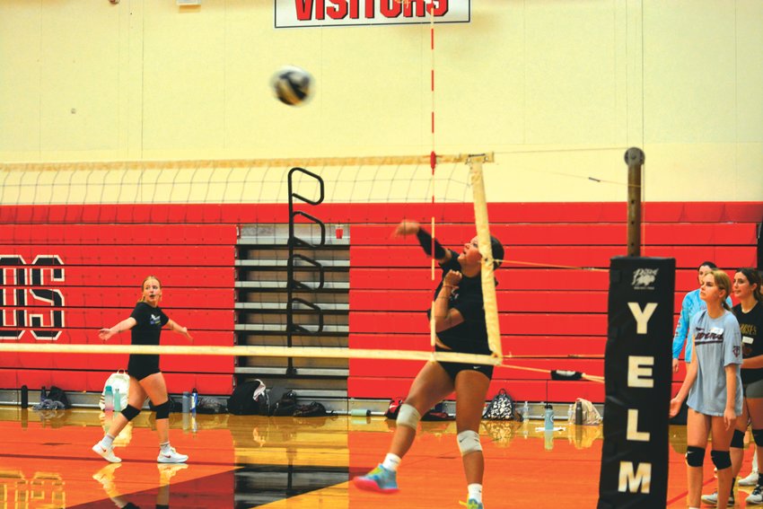 The volleyball team held tryouts from Monday, Aug. 22 to Wednesday, Aug. 24.