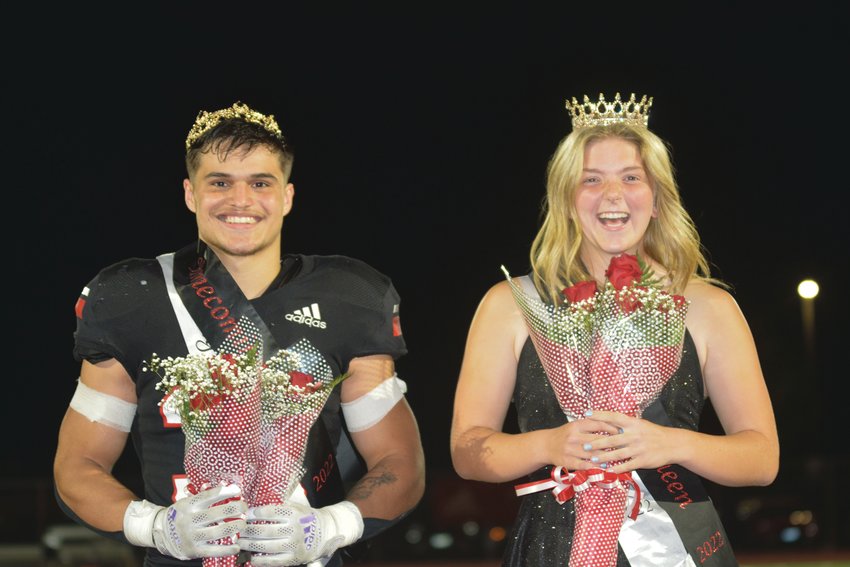Seniors William Carreto and Meridee Hill were announced Homecoming king and queen on Sept. 30.
