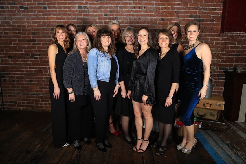 FILE PHOTO &mdash;&nbsp;Members of the Adaline Coffman Guild pose for a photograph at a past gala.