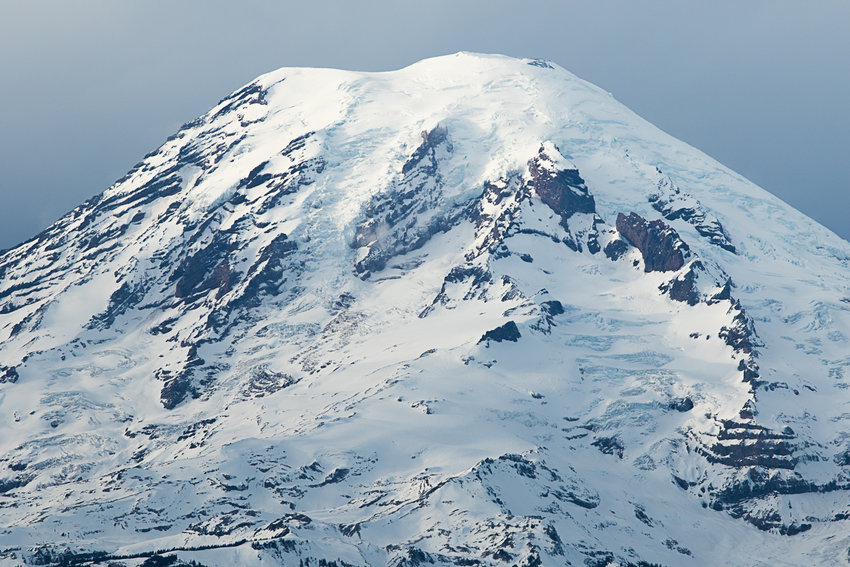 Mount Rainier as seen from U.S. Highway 12 between Packwood and White Pass on Nov. 23, 2022.