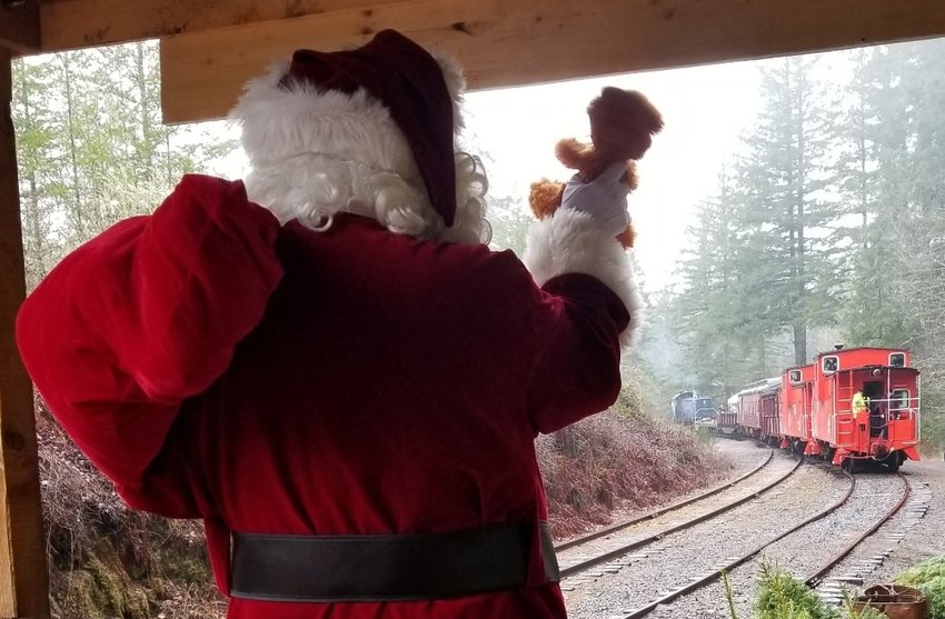 The Chelatchie Prairie Railroad takes riders on a two-hour adventure to meet Santa for the holidays.