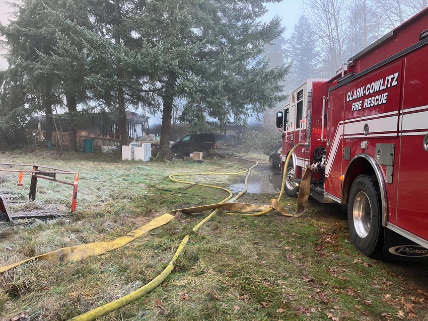 Firefighters responded to a fatal house fire at 24416 NE 50th Ave. on Thursday, Dec. 15.&nbsp;