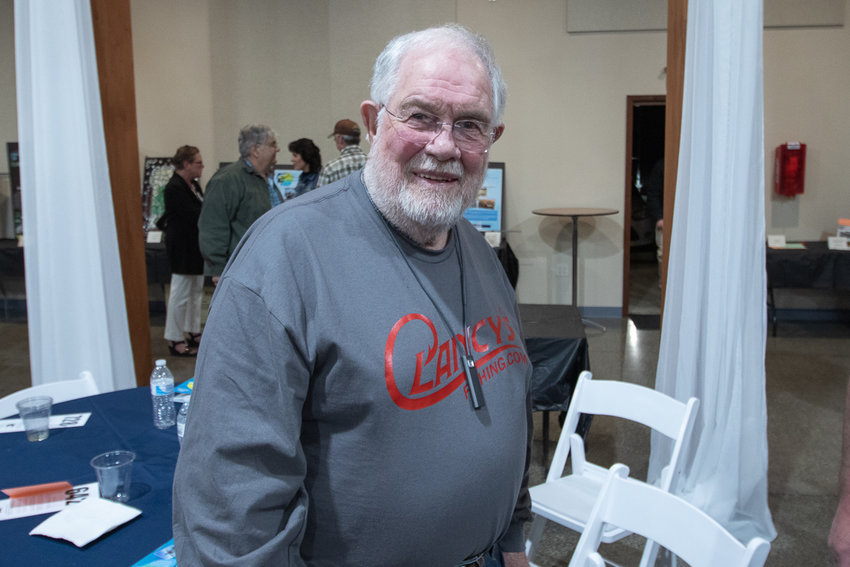 Clancy Holt of Clancy's Guided Sportfishing in Chehalis will host a guided fishing trip with The Chronicle later this year. The trip was one of the items that was up for auction Saturday night at the Coastal Conservation Association Banquet.