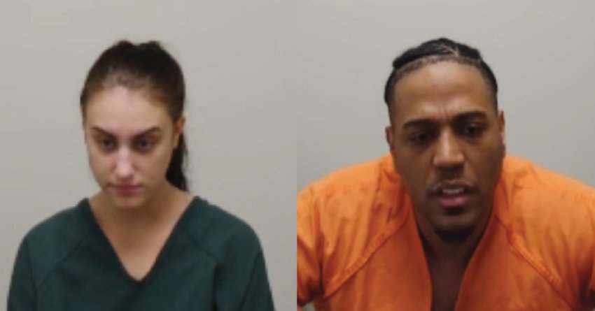 Emma Bailey, 22, of Moscow, Idaho and Demetrius R. Robinson, 36, of Tacoma, appear in Lewis County Superior Court on Wednesday.
