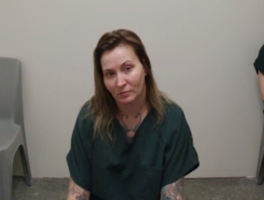 Amber K. Ingram, 40, of Onalaska, also known as Amber K. Rushton, appears in Lewis County Superior Court on Thursday.