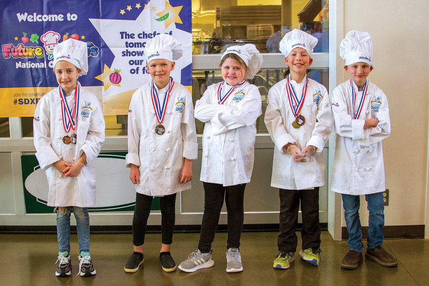 Student finalists from elementary schools in Woodland prepared their favorite healthy breakfast dish on Wednesday, March 29, at Woodland High School during a Future Chefs of America competition.