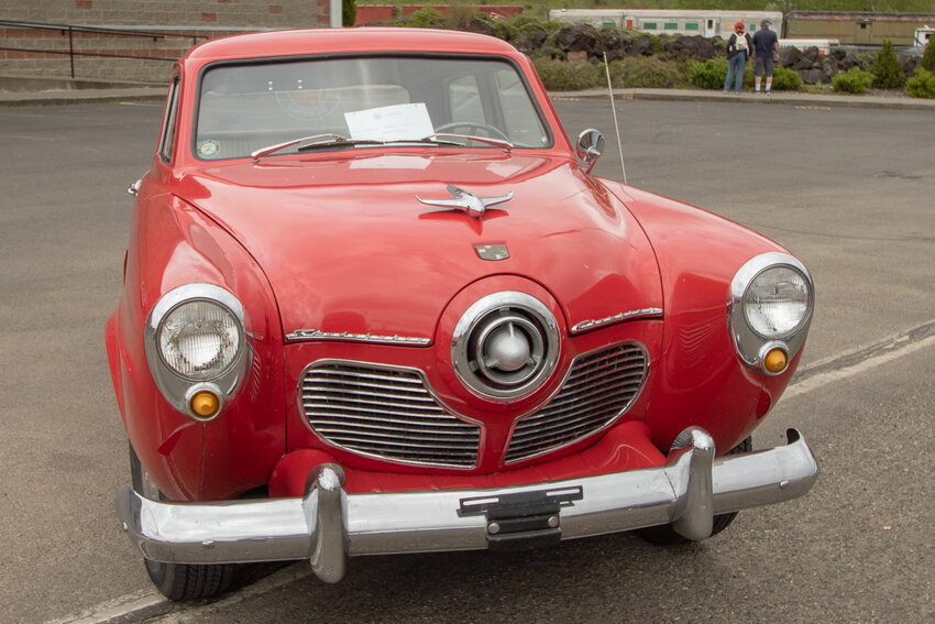 Owned by Sandra and Tracy Mitchell of Chehalis, this 1951 Studebaker Champion SE sports a rare &quot;bullet&quot; nose.