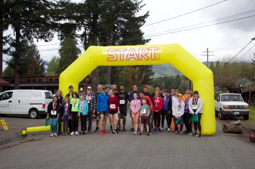 Laurie Seiber captured this photos of participants of the Packwood Mountain Festival 5K and 10K Fun Run/Walk beginning at the Packwood Timberland Library in 2023.