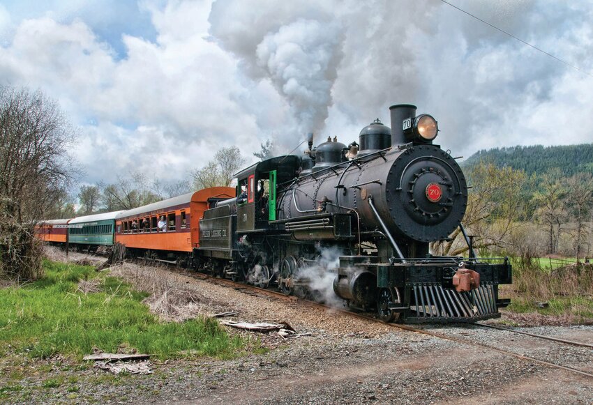 Courtesy Photos  Mount Rainier Scenic Railroad has been working to hire staff and repair its tracks between Elbe and Mineral after it suspended all operations in May 2020 partly due to the COVID-19 pandemic.