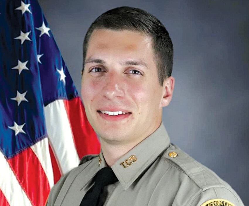 Deputy Nathan Anderson is pictured in this photo provided by the Thurston County Sheriff&rsquo;s Office.