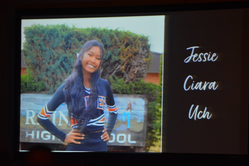 Jessie Uch, a Rainier High School student who tragically died in a car crash in March, was honored at the school&rsquo;s graduation on June 9.