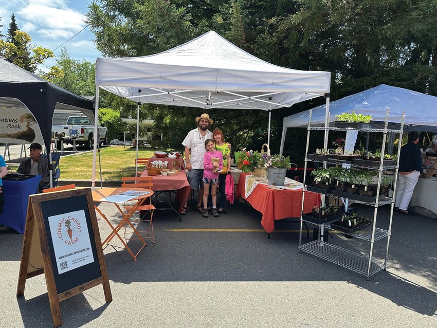 Cosmic Carrot Farm plans to offer a variety of locally grown products for people to enjoy. The farm is located just outside of Yelm and will be present at the Yelm Farmers Market during the summer months.