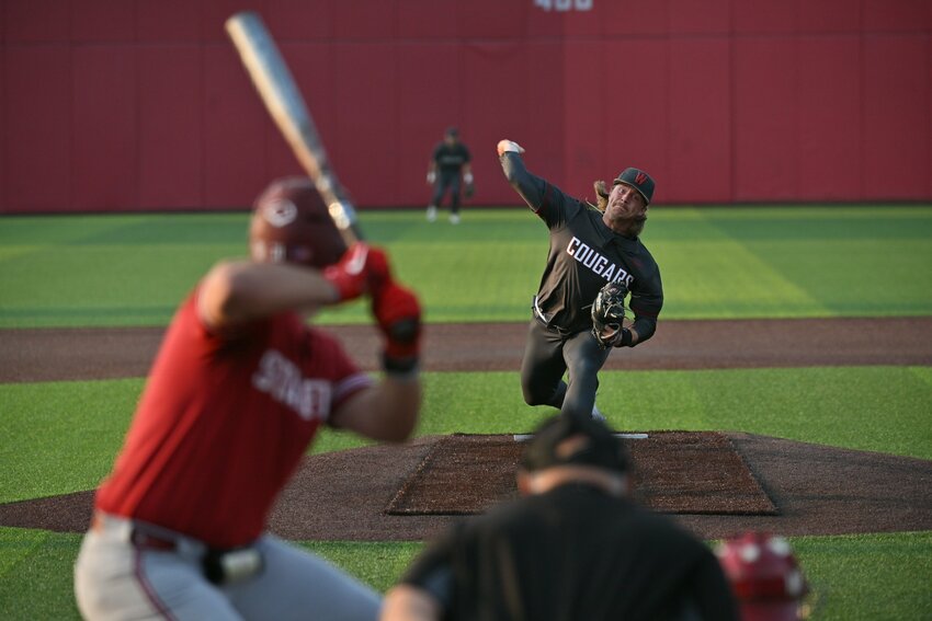 Dakota Hawkins throws a pitch during Washington State's  7-6 loss to Stanford on May 18 in Pullman. Hawkins, a W.F. West alum, posted a 4.32 ERA with 92 strikeouts in 73 innings for the Cougars this past spring.