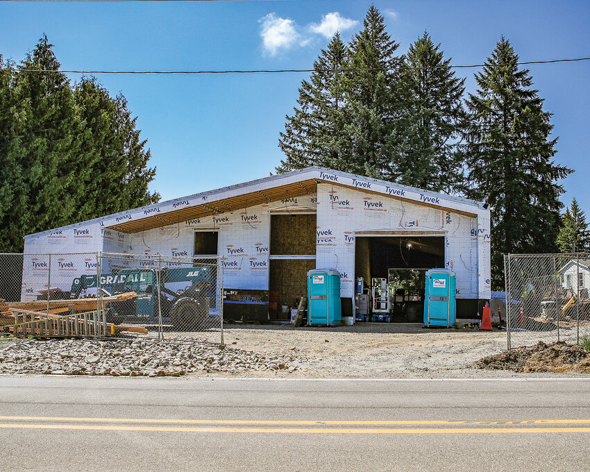 The North Country EMS replacement station located in Fargher Lake along state Route 503 is under construction on Wednesday, June 28.