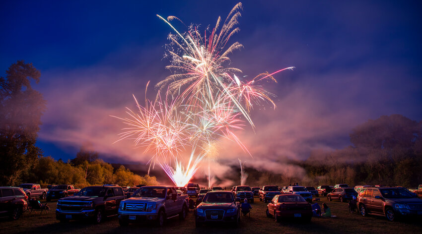 An array of colors light up the sky in Curtis for Independence Day on Tuesday, July 4.